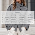 thumbnail image 3 of DPTALR Women's Gingham Stand Collar Double Breasted Belted Short Jacket Coat with Pockets,Size S-2XL, 3 of 9