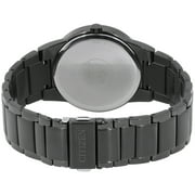 Citizen Mens Eco-Drive AU1065-58E Black Stainless-Steel Eco-Drive Watch