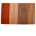 thumbnail image 3 of Imported Exotic Hardwood Variety Pack - Zebrawood, Walnut, Padauk, Okoume - 3/4" x 4" (4 Pcs), 3 of 3