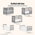 thumbnail image 6 of Dream On Me Chelsea 5-in-1 Convertible Crib Steel Grey, 6 of 9