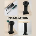 thumbnail image 3 of 2 Set Adjustable Metal Furniture Legs Sofa Support Legs for Bed Cabinet Table, 3 of 9