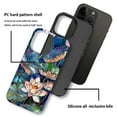 thumbnail image 4 of FKBRCL4U Compatible with iPhone 13 Pro Glossy Case, Stained Glass Lotus Flowers Leaves Pattern for Girl Full Body Design Soft Silicone Drop Shock Scratch Protection for iPhone 13 Pro, 4 of 7