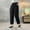 Black, variant on Women's Petite Cotton Linen Pants with Pockets for Summer Straight Slacks Clothes Bottoms Joggers Trouser Sweatpants