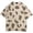 Khaki, variant on Women's Tops Oversized Cow Print Short Sleeve T-Shirt Streetwear Loose Fit Blouse