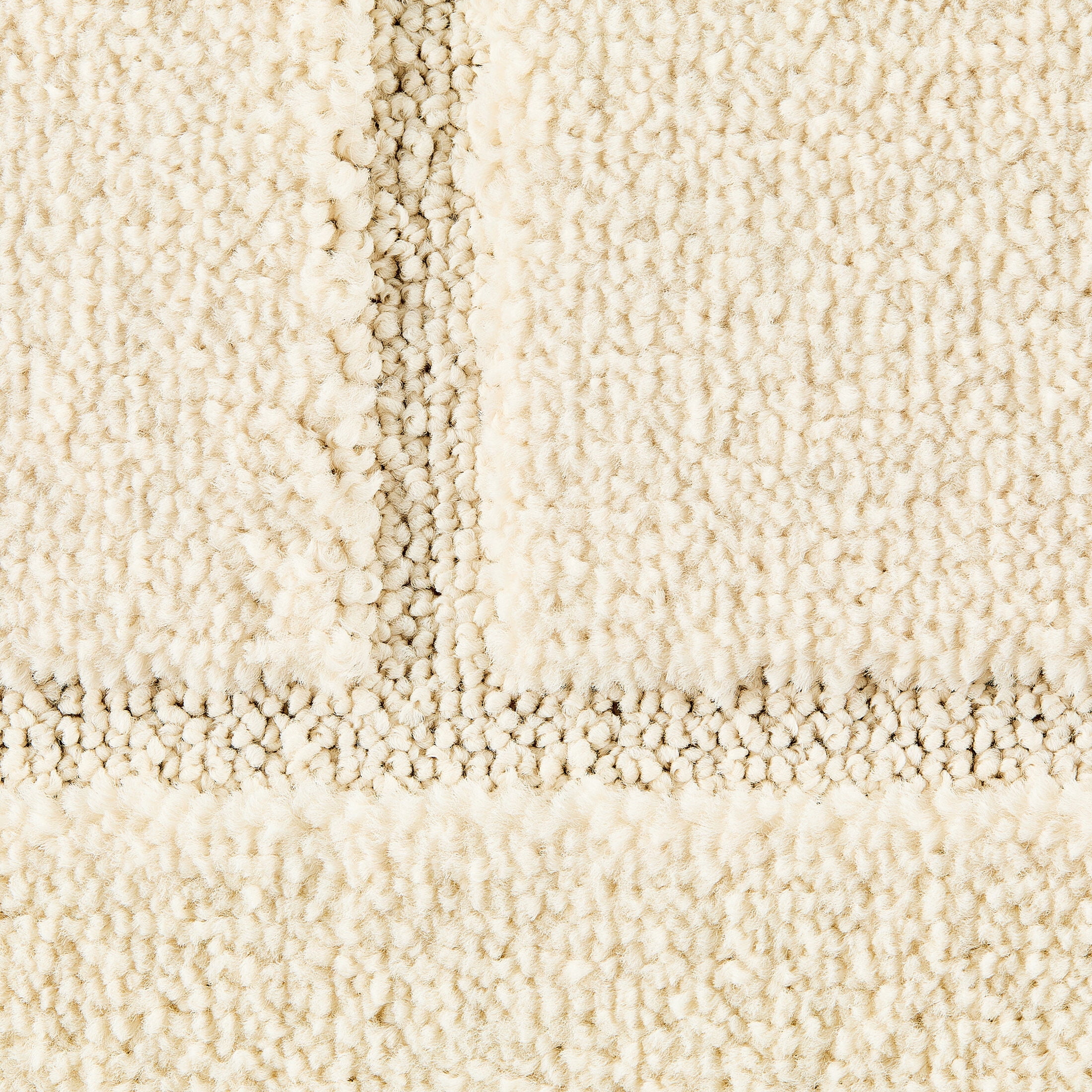 Mainstays Grid Runner Rug, Beige, 2 ft 6 in x 7 ft