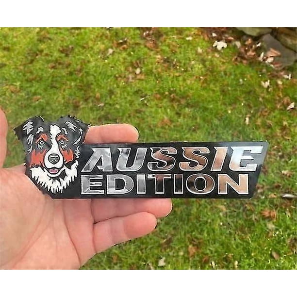 Dog Edition Car Badges Laser Cutting Car Vehicle Emblem, 3D Badge Automotive Decals Stickers for Car Truck Rv Boat Exterior Decoration