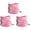 Pink, variant on 3 Pack Winter Neck Warmer Neck Gaiter with Adjustable Drawstring, Fleece Skiing Cycling Windproof Balaclava Scarf For Men Women