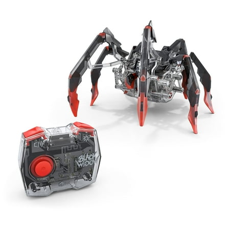 HEX BOTS Remote Control Tarantula Robot Spider Toy with Rechargeable Batteries Realistic Crawling LED Eyes Sounds & 360 Steering for Kids Ages 6+