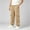 Khaki, variant on Preppy Cargo Jogger Sweatpants Boys with Flap Pockets Elastic Waist Relaxed Fit Soft Casual Pants with Cuffed Ankles for Back to School Travel Lounge and Everyday Wear
