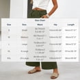thumbnail image 3 of Women's Soft Nylon Spandex Stretch Trousers, Elastic Waist Straight Leg Long Pants with Functional Pockets, Tummy Control Slimming Fit, Casual Daily Wear, Work & Weekend | TruHer,Army Green L, 3 of 7