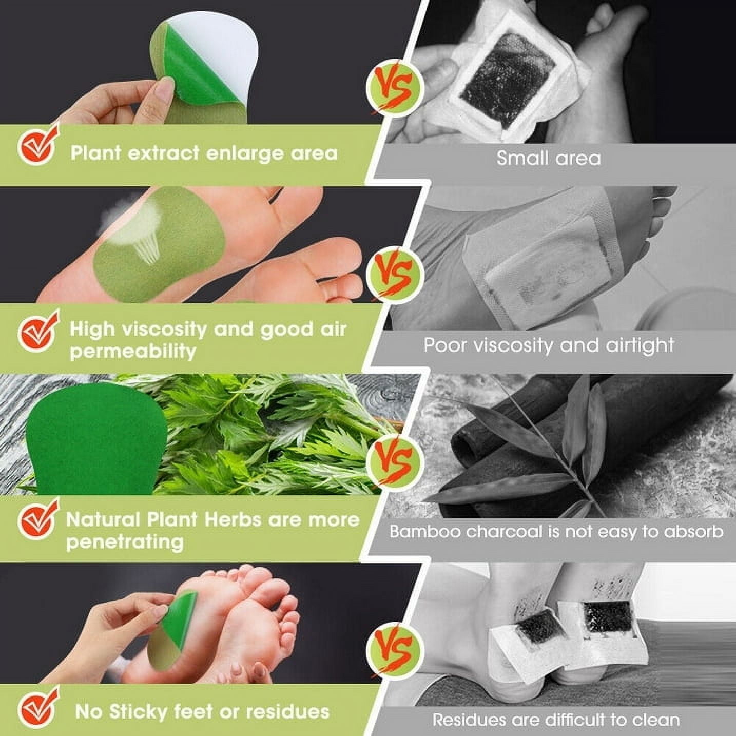 48PCS Original Well Knee Herbal Knee Pātch - Well Knee Plāster for Knee Support & Muscle Pain - Maximum Strength for a Temporary Relief - Adhesive Heat Pātches Made with Natural Herbs