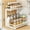 Double-layer white, variant on 2-Tier Sliding Under Basin Organizer Rack – Heavy-Duty Carbon Steel Pull-Out Storage Shelf – Adjustable Height, Non-Slip Suction Cups – Kitchen, Bathroom, Pantry Cabinet Storage – Double-layer White