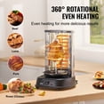 thumbnail image 3 of VEVOR Grille Shawarma en Acier Inoxydable Machine Verticale Gyroscope Rôtissoire Doner, 3 of 9