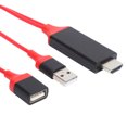 thumbnail image 3 of Cable del espejo de Pantalla, Enchufe resistente y reproducción de la pantalla de espejo de la pantalla pvc alto rendimiento duradero para usb a, 3 of 7