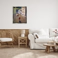 thumbnail image 5 of Stupell Industries Chickens Strolling Through Farmhouse Doorway Contemporary Strokes Painting Luster Gray Floating Framed Canvas Print Wall Art, Design by Lisa Timmerman, 5 of 5