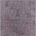 thumbnail image 1 of Ahgly Company Machine Washable Indoor Square Industrial Modern Pastel Violet Purple Area Rugs, 4' Square, 1 of 7