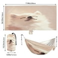thumbnail image 3 of Wobogo Cute Chihuahua Dog Camping Hammocks 330 lb Capacity with Tree Straps and Hanging Pockets for Outside Hiking Beach Backpack Travel, 3 of 8