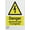 Warning Sign 4, variant on Metal Sign Autism Sign Metal 8"x12" Rust Free Aluminum, Indoor & Outdoor Use For Fence And Yard, Autism Awareness Marker