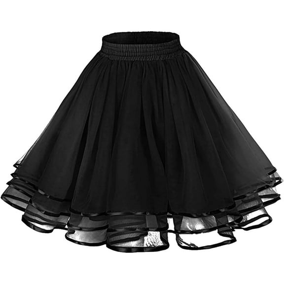 Underskirts for Women 50s Petticoat Skirt Rockabilly Dress Knee for Dresses