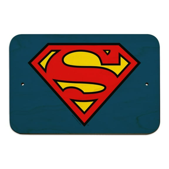 Superman Classic S Shield Logo Home Business Office Sign