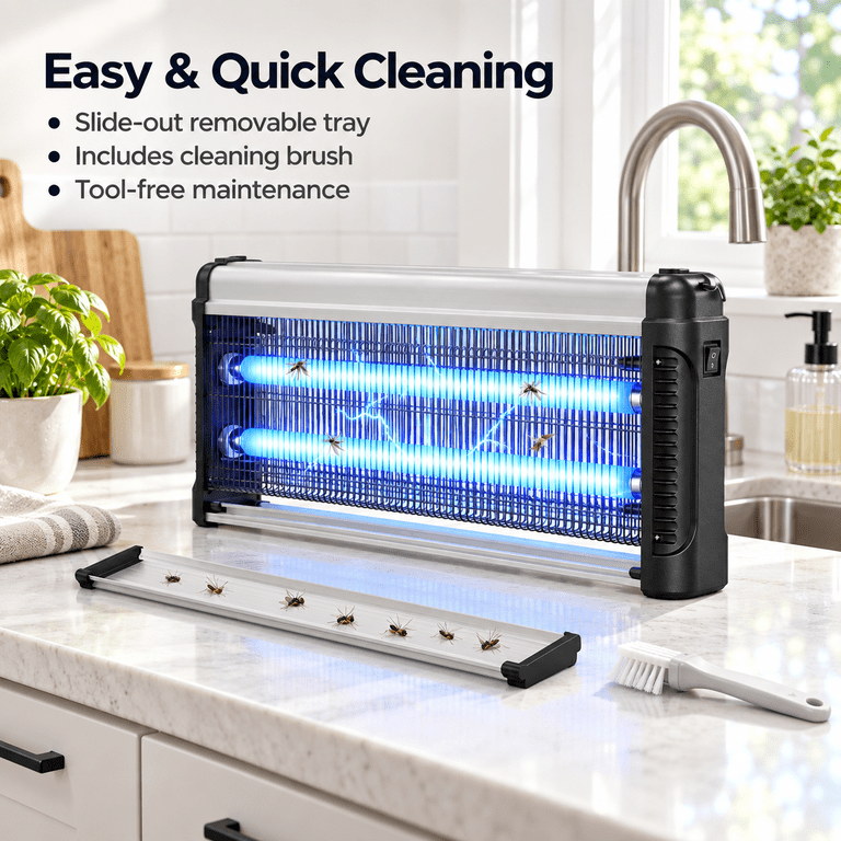 Gamexcel 40W Electronic Bug Zapper, UVA Light, 1600 Sq Ft photo 5