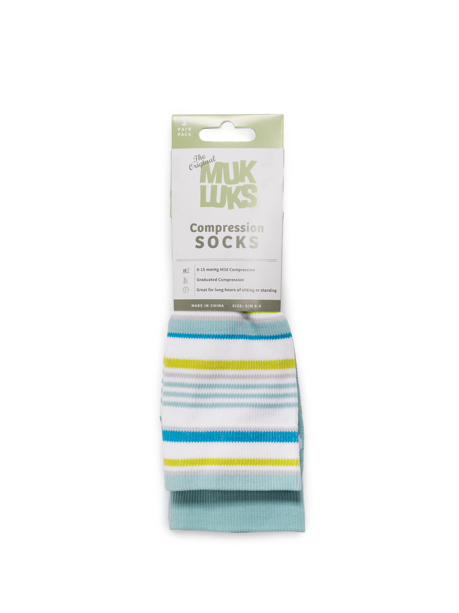 MUK LUKS® Women's 2 Pair Pack Compression Sock