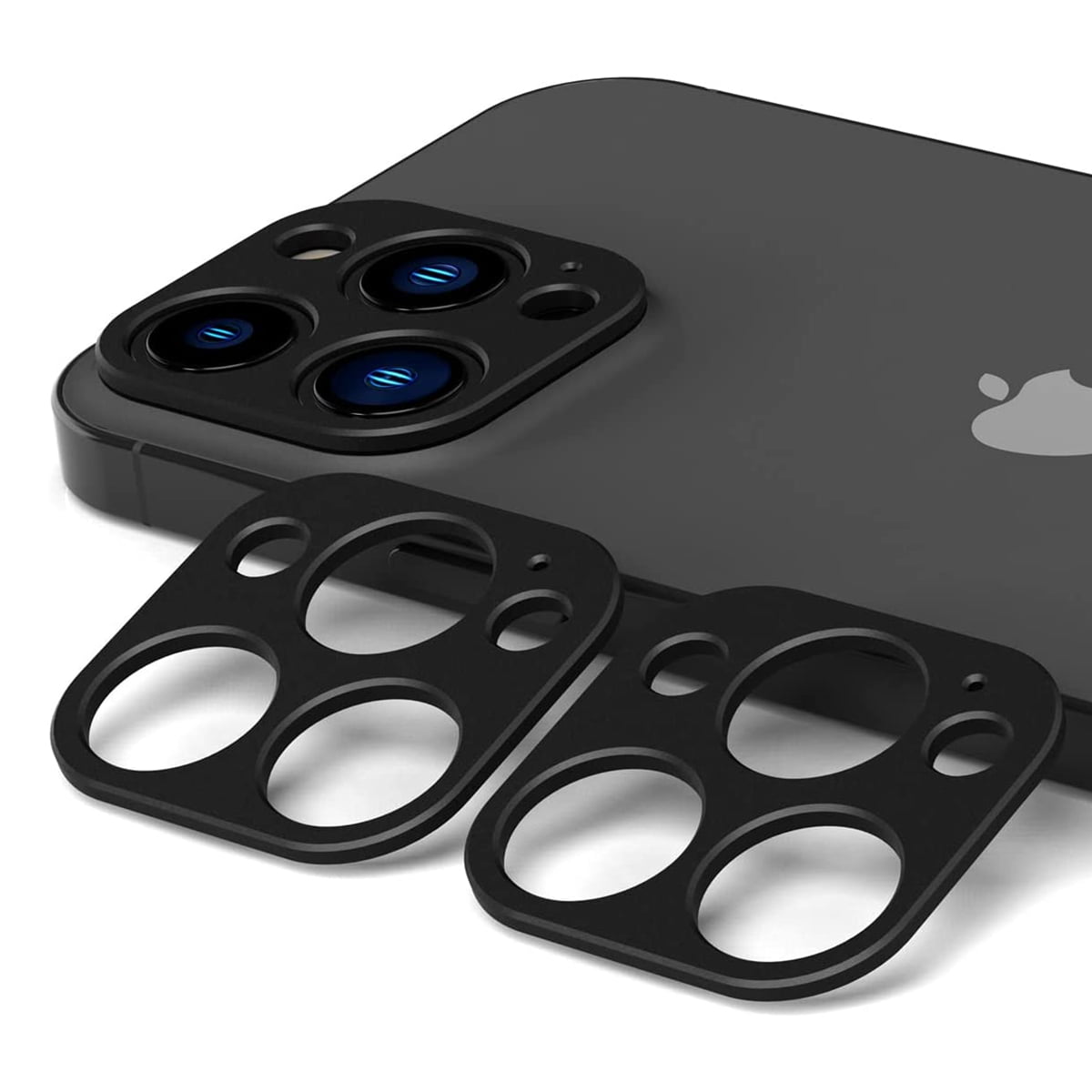 3 Pack Camera Lens Protector for iPhone 13 Pro/13 Pro Max, Aluminum