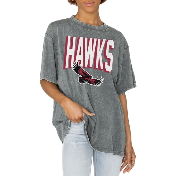 Women's Gameday Couture Gray Saint Joseph's Hawks Solid Defense Oversized T-Shirt