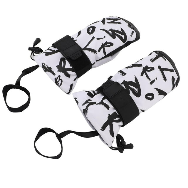 Gants d'Hiver pour Enfants, Gants de Ski en Nylon EVA pour Sports Extérieurs S,m,L