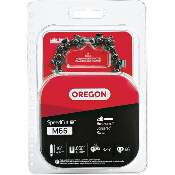Oregon SpeedCut Chainsaw Chain M66 - Fits Husqvarna, Jonsered - 16 In, .050 Ga, 66DL