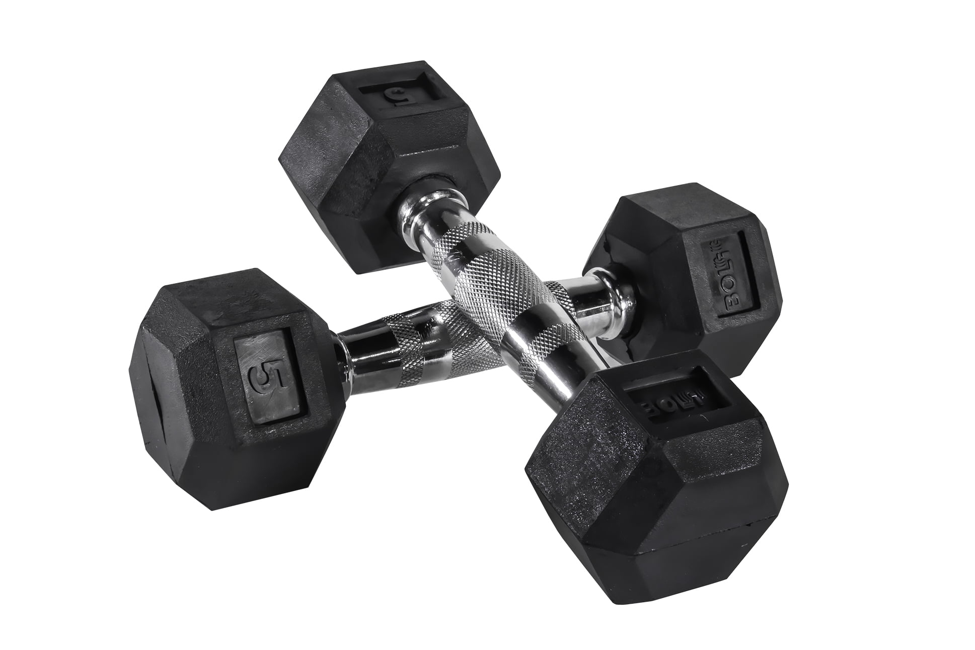5 lb 10lb 15lb 20lb 25 Pound Pair of Rubber Coated Hex Dumbbell Hand Weight Set 