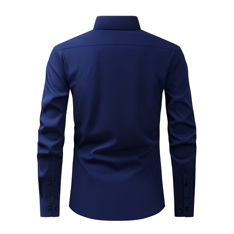 big and tall royal blue dress shirts Dresfit Mens Solid Button Down Shirt Summer Button Up Long Sleeve Collared Tops Spring Anti Wrinkle Work Business Shirt 2XL Plunging Neck Boho Lace Product ID:AP1E211045_AC480_M Color:Ruby Flame and enjoy the perfect