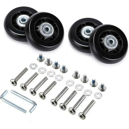 

Luggage Suitcase Replacement Wheels Rubber Swivel Caster Wheels Bearings Repair