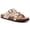 Stone, variant on Unisex Cork Footbed Slide Sandals, Adjustable Buckle Sandal Slippers for Women with Arch Support, Apricot