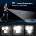 thumbnail image 3 of Running Light,USB Rechargeable LED Running Light,120 Adjustable Chest Lamp,500 Lumens,Running Lights with Reflective Strips, 3 of 5