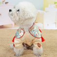 thumbnail image 5 of Pet Clothes Dress Cheongsam Skirt Pet Decoration Cute Dress Bright Red Or Gold Pet Clothes, 5 of 5