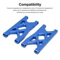 thumbnail image 3 of Inteprter 4 piezas de brazos de suspensión de coche RC AR330443, repuesto de piezas de Control remoto de aleación de aluminio delantero y Accesorios para aéreos Azul, 3 of 6