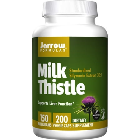Milk Thistle (Silymarin Marianum), Promotes Liver Health, 150 mg per Capsule, 200 Veggie