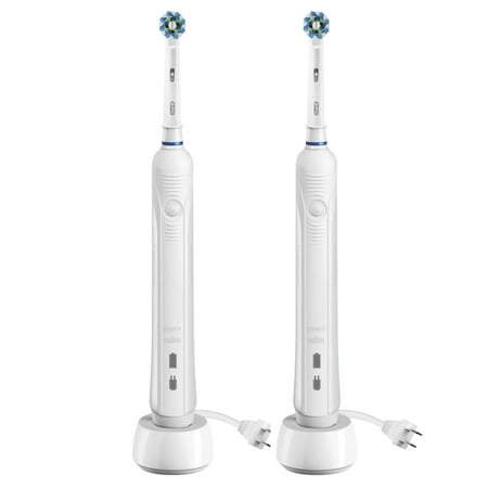Oral-B Pro 1000 Twin Pack Electric Toothbrush with Automatic Timer and Brush Heads