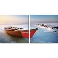 thumbnail image 2 of Seasonal Seashore Mounted Print Diptych in Multicolor, 2 of 2