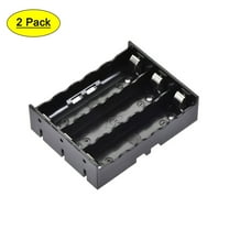 Battery Case Storage Box 3 Slots x 3.7V Battery Holder for 3 x 18650 Battery 2 Pcs