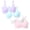 #2, variant on Girls Seamless Training Bra Adjustable Straps Bralette, 4-Pack, Sizes 12-18