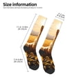 thumbnail image 4 of Fotbe Pastoral Sunflower Corgi print Women's Men's Novelty Crew Socks Cotton Socks Knee High Socks for Walking,Running,Nurses,Pregnancy, 4 of 8