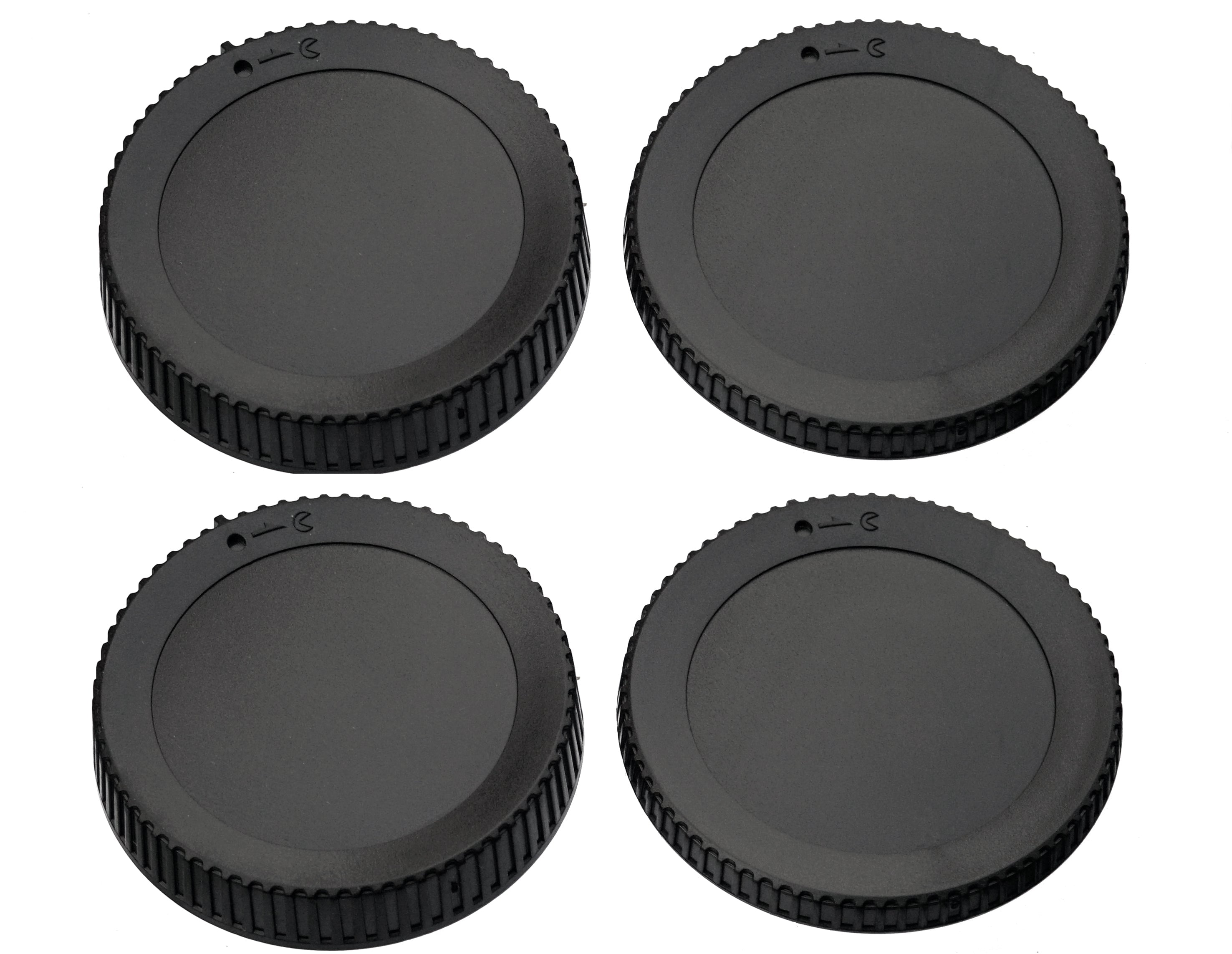 (2 Pack) Camera Sensor Body Protective Cap and Rear Lens Cap for Nikon