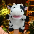 thumbnail image 5 of Calf Hand Puppet with Movable Mouth, Soft Fabric Interactive Role Play Toy for 3+ Years, Storytelling Companion, 5 of 9