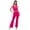 rose, variant on 2 Pieces Outfits for Women Sleeveless Blazer Vest Wide Leg Pant Suit Sets