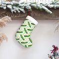 thumbnail image 6 of Salouo Green Cucumber1 Print Christmas Stockings,Large Xmas Stocking Set of 1 Holiday and Farmhouse Stocking for Christmas Holiday Party Decoration(17.7*11 Inch), 6 of 7
