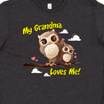 thumbnail image 4 of Inktastic My Grandma Loves Me Owl Youth T-Shirt, 4 of 5