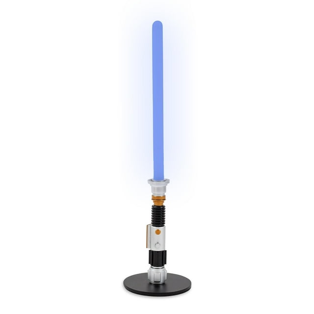 Sable láser azul Obi-Wan Kenobi de Star Wars, 12 pulgadas, miniluz LED ambiental para mesita de noche