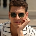 thumbnail image 2 of Lentes de Sol CARFIA de Acetato Polarizados para Hombre CA2307 con Lentes Verdes, 2 of 9